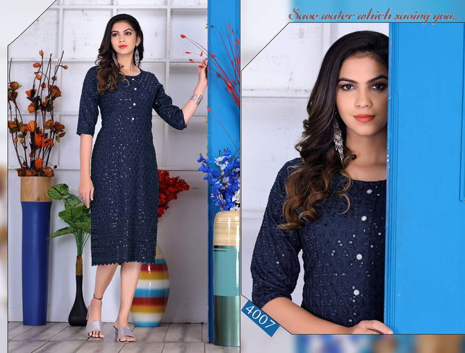 Beauty Winsome 1 Fancy Exclusive Wear Latest Embroidery Kurti Collection